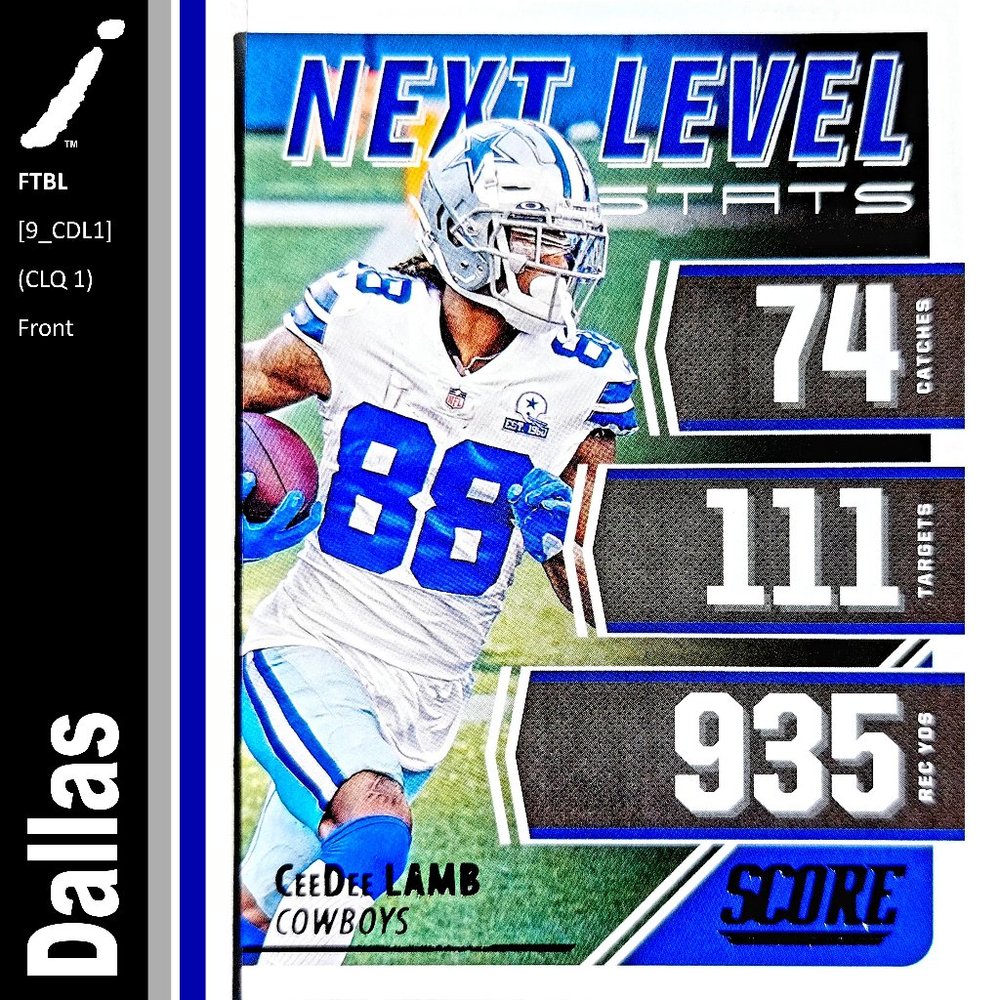 Dallas Cowboys (CeeDee Lamb) - FTBL [9_CDL1]